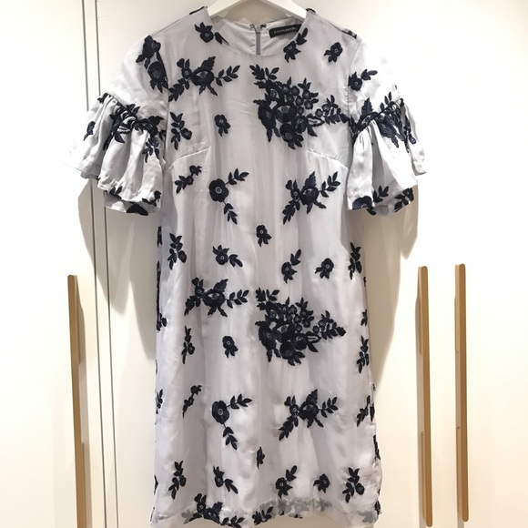 Banana Republic Dresses & Skirts - Sheer Embroidered fully lined shift dress